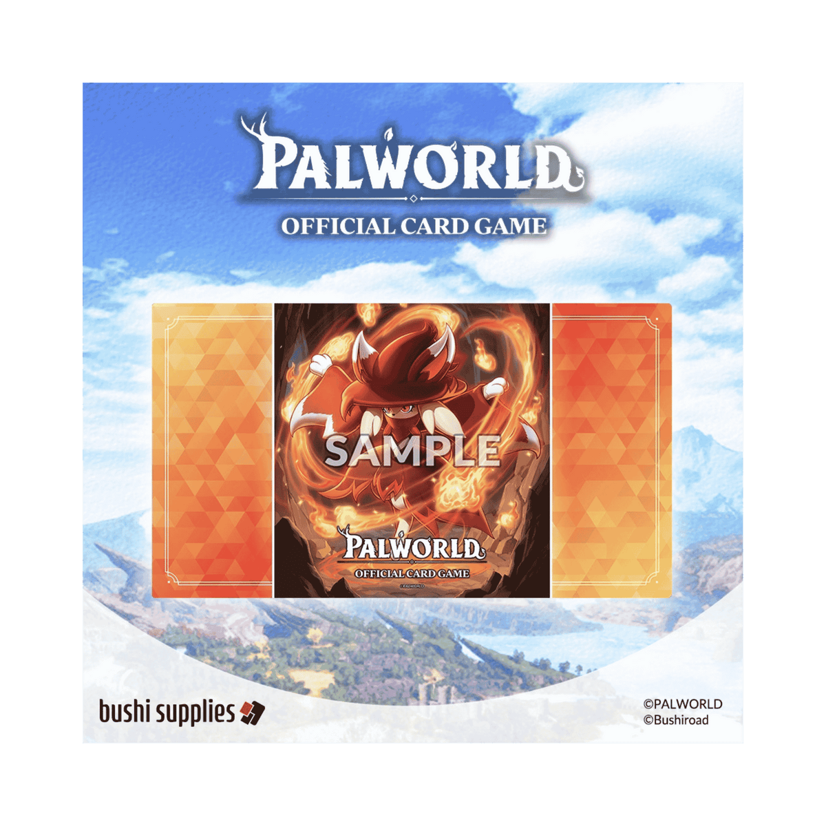 Palworld Official Card Game: Katress Ignis - Scathing Counter Rubber Playmat