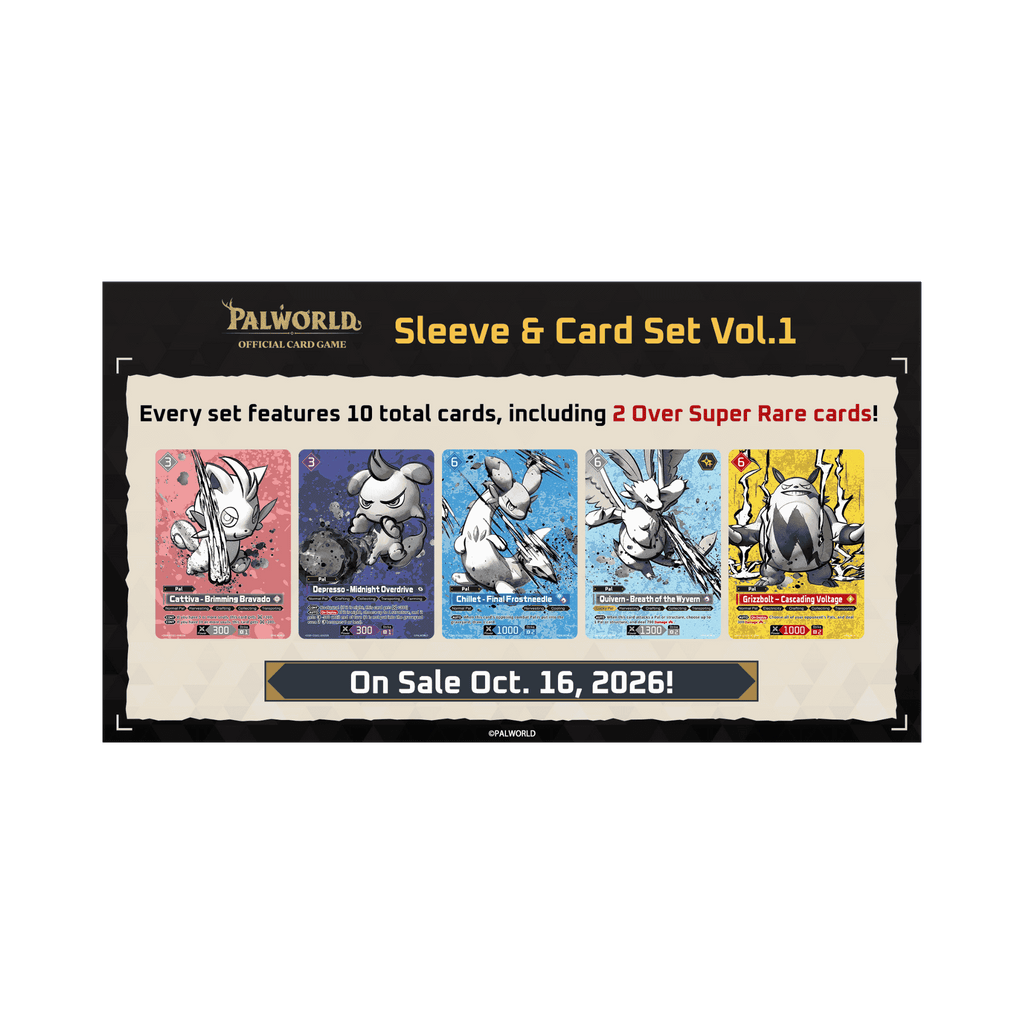 Palworld OFFICIAL CARD GAME Sleeve & Card Set Vol. 1 | Buy Now