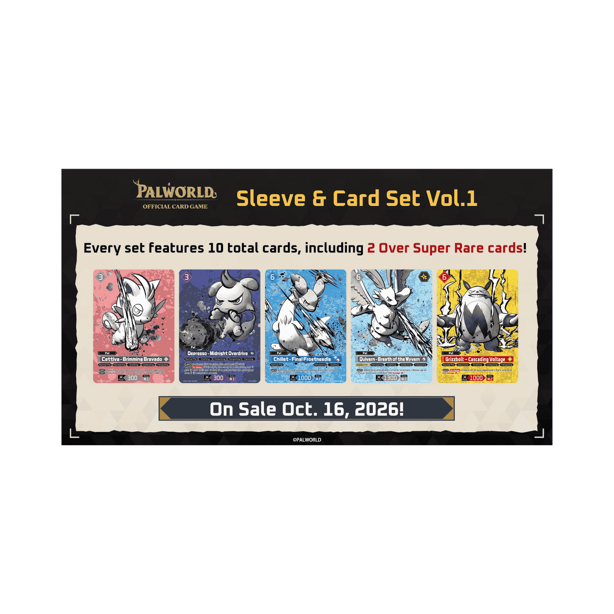 Palworld Official Card Game: Sleeve & Card Set Vol. 1